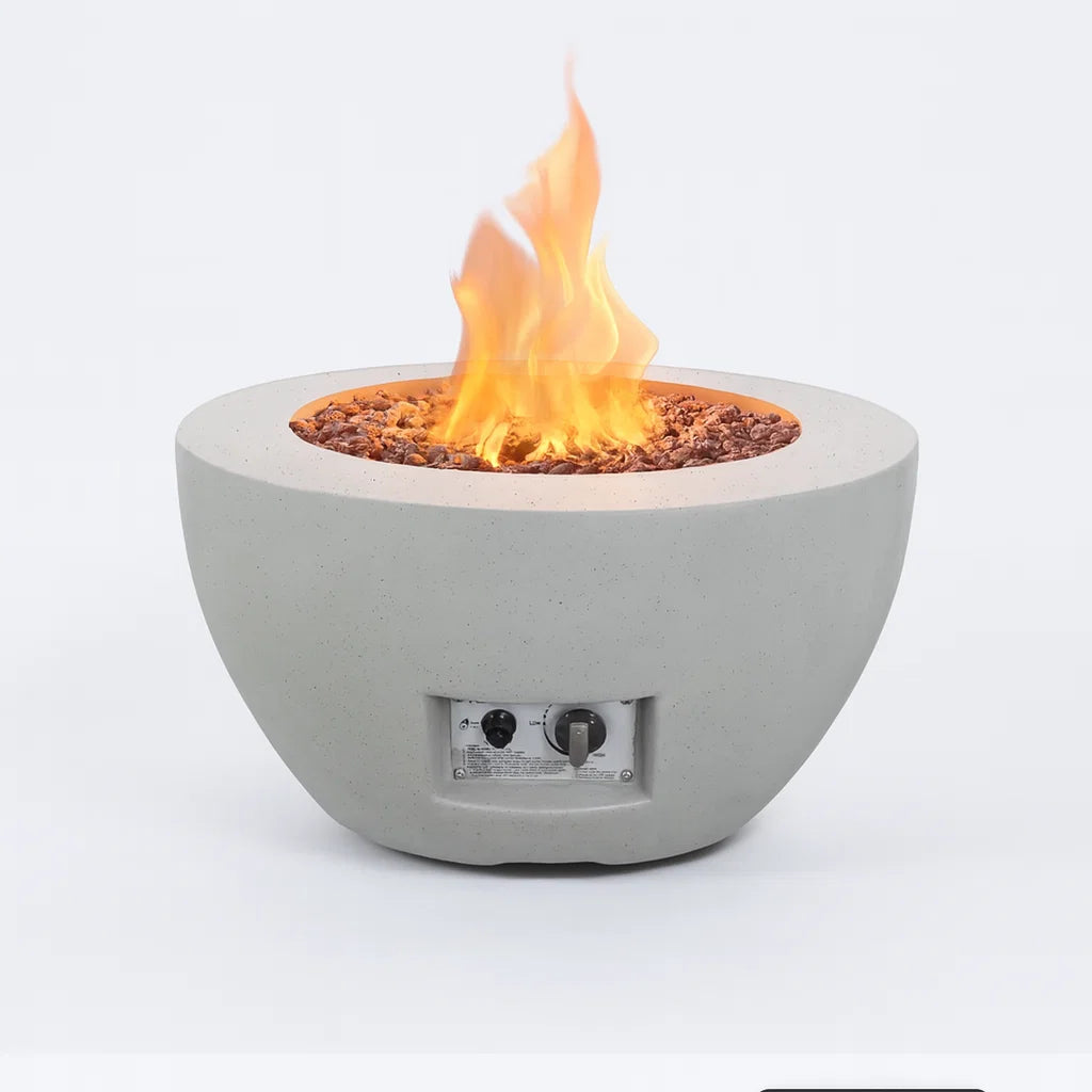 Volcera Concrete Flame Fire Pit